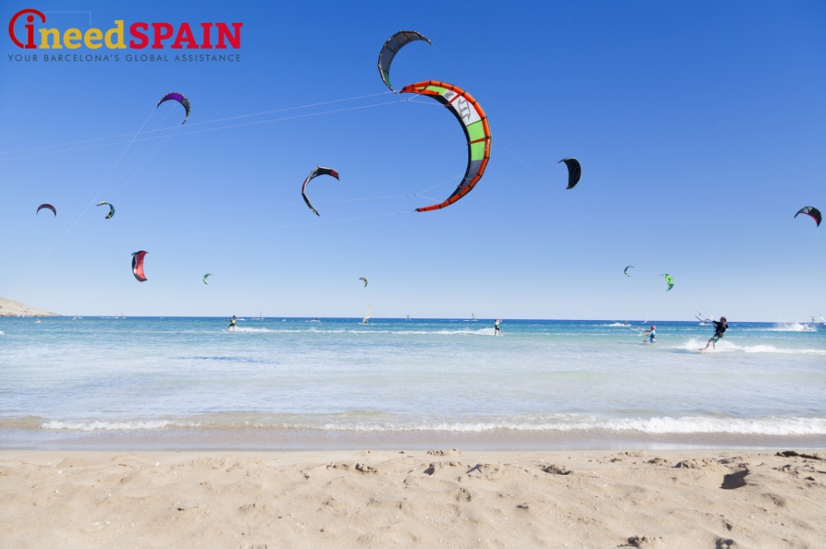 Kite-surfing Barcelona